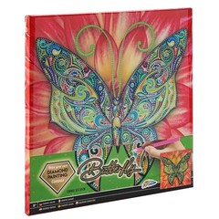Grafix Diamond Painting on Canvas Butterfly 30 x 30 cm