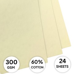 24 Sheets 18cmx5cm 300GSM 60% Cotton Cold Pressed Watercolor Sketch Paper Pad