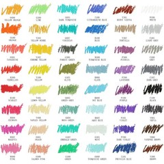 Oil Pastels Set of 48 Colors (10 x 70 mm)