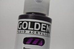 Fluid Acrylics by Golden Permanent Violet Dark 1 fl oz Bottle Series 7 Mixture