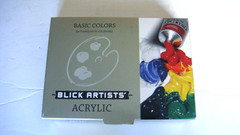 Blick Artists’ Acrylic Paint Set Lot~ Basic & Earth & portrat Colors ~18 Tubes