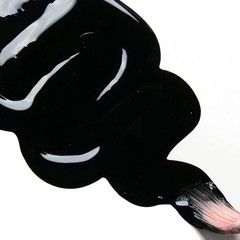 High Flow Acrylics Carbon Black 16 fl. oz. Bottle Professional Acrylic Opaque