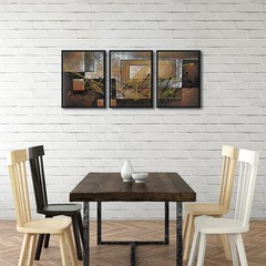 Pyradecor Black Framed Canvas Wall Art Modern 3 Piece Canvas Prints Abstract …
