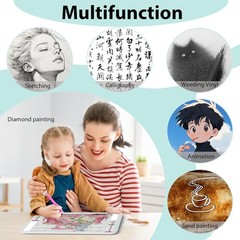 A3 Light Pad, Wireless Battery Powered Light Box 3 Colors Stepless Dimmable and