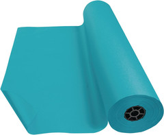 Arts and Crafts Paper Roll – 36″ X 1000′, Aqua, Dual Surface, Markers, Finger Pa