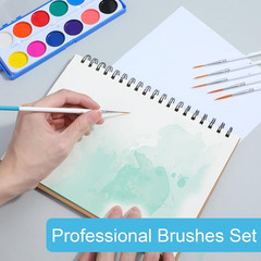 Script Liner Brush, 6 PCS Highly Flexible Paint Brushes Extra Long Fine Point…