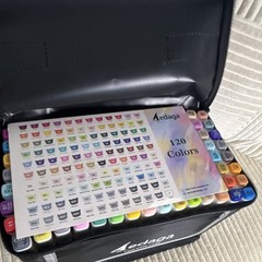 Aedaga 120 Colors Alcohol Markers Set Multicolor with Carrying Case