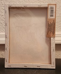 Crafter’s Square Stretched Canvas 8″x10″ White Natural Cotton Art Painting