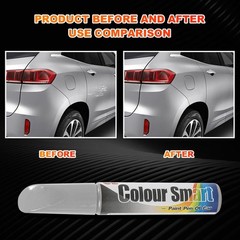 Touch Up Paint for Car Silver Metallic Scratch Repair Pen and Brush Marker Tool