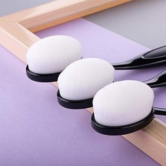 Craft Ink Blending Brush Set 5 pcs Same Size Color Blending Paper 5 PCS Black