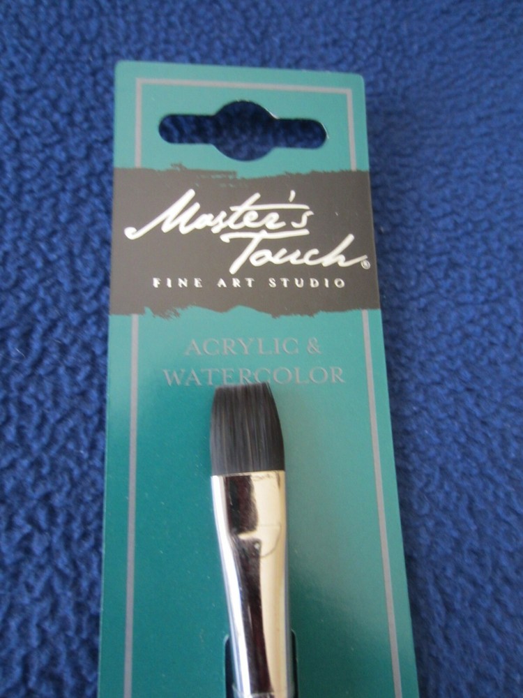 Master’s Touch Acrylic and Watercolor 878 Series Flat Size 1/2 Brand New