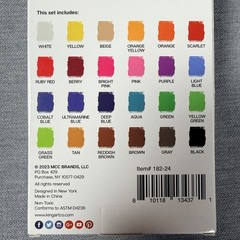 Kingart Studio: 24 Unique Oil Pastel Colors 2.7″ x0.4″ Soft & Smooth Sticks