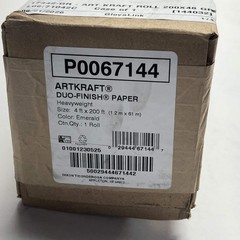 ART KRAFT Duo-finish Paper Rolls Heavy Weight 48″x200′ Emerald P0067144