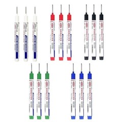 Long Head Deep Hole Marker Pens, 15PCS Long Nib Marker 20mm Quick Dry Waterproof