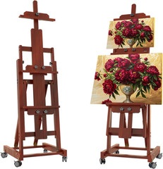 H-Frame Foldable Easel, Adjustable Height & Angle (Vertical to Horizontal), Remo