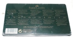 Faber-Castell Blacklead Pencils of Superior Quality, metal tin 12 count, Sealed