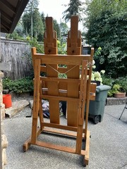Best Abiquiu Deluxe Pro Easel + Tray. Double H-Frame. Best Easel There Is.