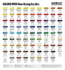 GOLDEN OPEN Slow-Drying Acrylics, Acrylic Medium (Matte), 4 fl oz.