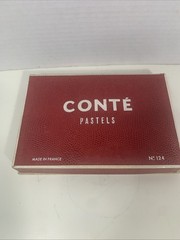 Set of 24 Vintage Conte Crayons Pastels No 124 Made In France