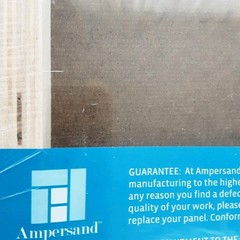 Ampersand Museum Series Panel Gessobord 9×12 Cradled 0.75 New