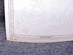 RARE Venus Paradise Color by Number “OLD FAITHFUL” No. 10-1 PICTURE – FREE Shpg!