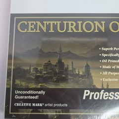 Centurion Deluxe Professional Oil Primed Linen Canvas Panels – 12″x16″ Pack of 3