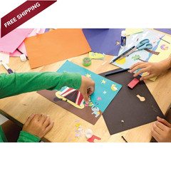 Tru-Ray Heavyweight Construction Paper, 50 Count (Pack of 1), Holiday Red
