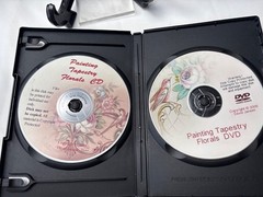 Jansen Art Studio DVD 1002 Tapestry Florals Painting Tutorial David Jansen