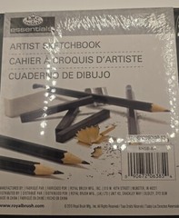 NIP Artist Sketchbook 8.3”x11.7” 80 Sheets 70 Lb