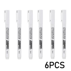 White Paint Pen Waterproof Permanent Marker Oil Based Wood Metal Fabric Glass