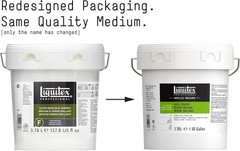 Liquitex Professional Fluid Medium, 3.78L 128 Fl Oz (Pack of 1), Gloss Medium
