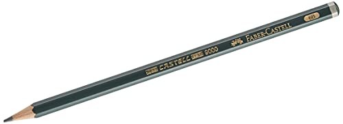 High Quality Black Graphite Artist Pencil 6B for Writing Drawing Sketching