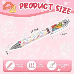 20 Pack Teacher Appreciation Gel Pens, Cute Retractable Ballpoint Pens with