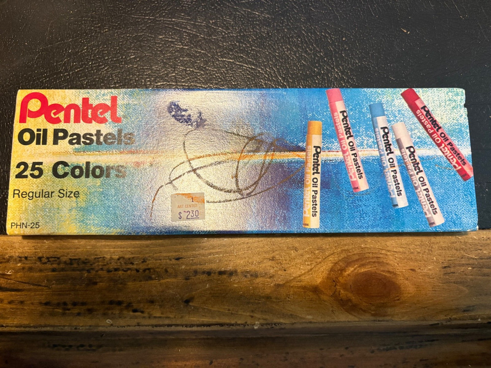 Pentel Oil Pastels 25 Colors Regular Size PHN-25 Non-Toxic