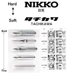 Tachikawa Pen Nib Holder(T-40) + Nikko G Pen Nib Pack of 10(NG-10),and Anti R…