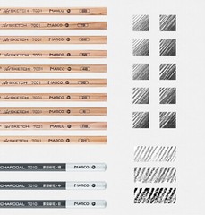 29x Professional Drawing Artist Kit Set Pencils and Sketch Charcoal Art Tools
