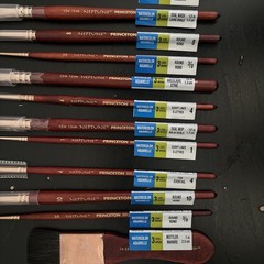 Lot 30 Princeton Neptune Synthetic Squirrel Hair Watercolor Brushes A29