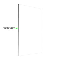 25 Gothic Sketch Cards – Blank Trading Cards – 2.5x 3.5 – 32pt – For Gothic Art