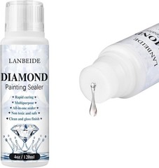 Versatile 5D Diamond Painting Sealer – Non-Toxic and Water-Resistant, 4 OZ