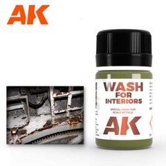 AK Interactive AK093 Weathering Interior Wash Enamel 35ml – US