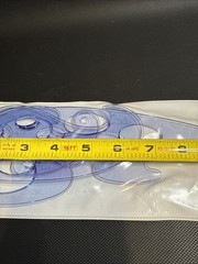 Helix French Curve Template – Plastic – Blue 079252215616