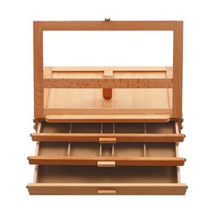 Adjustable Storage Box Easel,Painting Board Stand with Drawers,Storage Box Easel