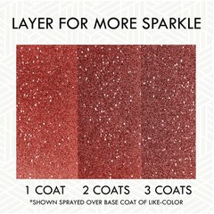 Rust-Oleum 268045 Specialty Glitter Spray Paint, 10.25 Ounce (Pack of 1), Red
