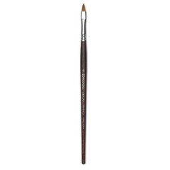 Escoda Prado Tame Synthetic Brush – Bright, Short Handle, Size 6