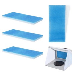 Airbrush Spray Booth Filter 4PCS 2-Layer Paint Exhaust Replacement Pads
