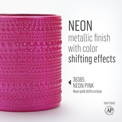 Color Shift Blacklight Acrylic Paint, Neon Pink