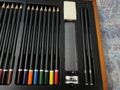 US Art Supply 82 Piece Drawing Painting Deluxe Wood Box Artist Set Mixed Media