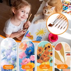 Miniature Brush Dry Brushes Model Paintbrush Set for Acrylic Oil Watercolor