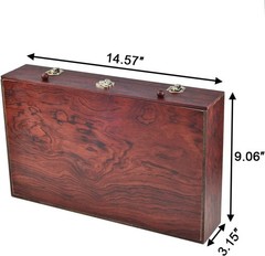 Juego De Arte De Lujo De 145 Piezas, Caja De Arte De Madera Y Kit De Dibujo …