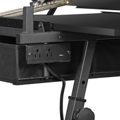 Drafting Drawing Table 9 Levels Adjustable angle w/ Stool Arts & Crafts Black